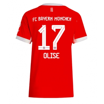 Billige Fotballdrakt Bayern Munich Michael Olise #17 Replika Hjemmedrakt Dame 2025-26 Kortermet